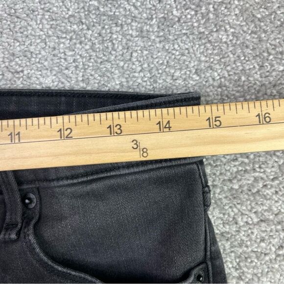 Abercrombie & Fitch Jeans Women's 29 Black Simone High Rise Ankle Skinny - Picture 6 of 10